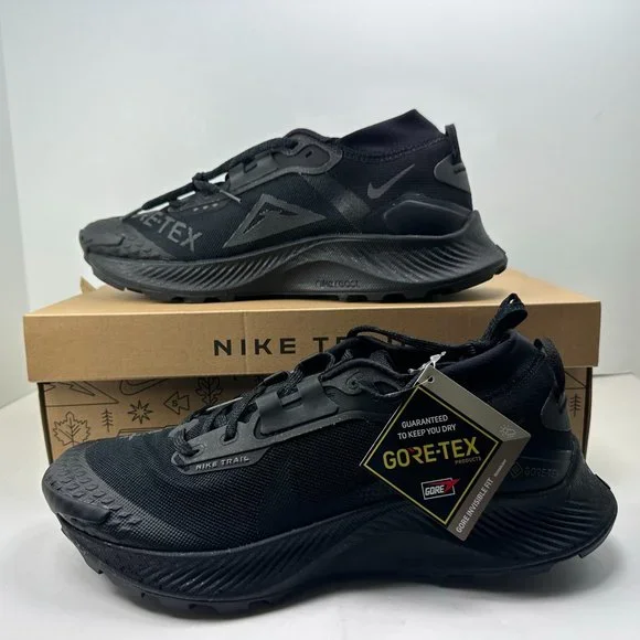 Nike | Shoes | Nike Pegasus Trail 3 Gtx Goretex Black Grey  display picture 1